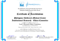 Level 3 Accreditation Certificate