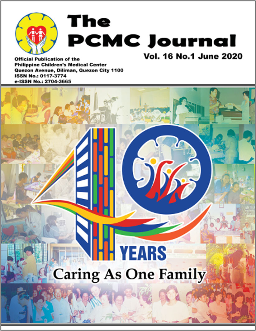 PCMC Journal Volume 16 Issue No 1